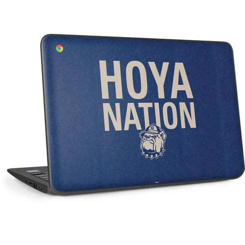 Georgetown University Hoyas Bulldog HP Chromebook Skin