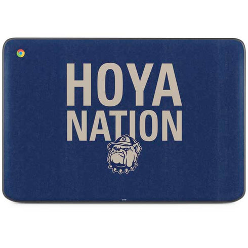 Georgetown University Hoyas Bulldog HP Chromebook Skin