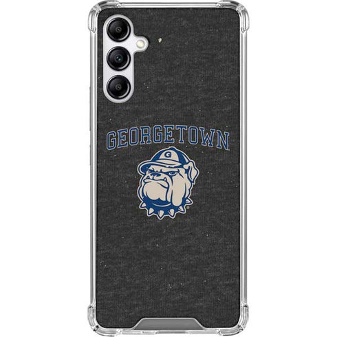 Georgetown University Hoyas Bulldog Gabb Phone 4 Clear Case