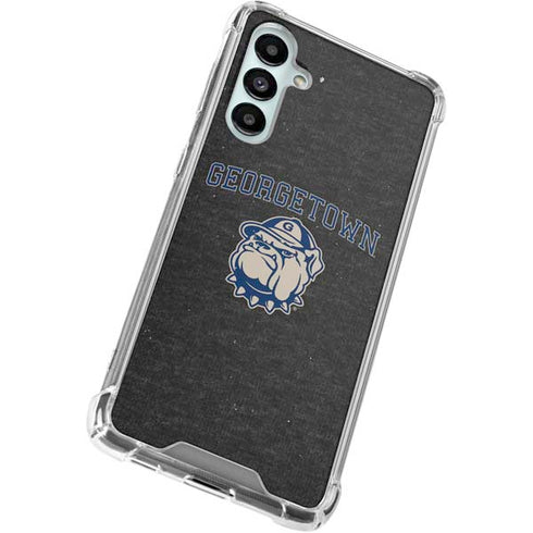 Georgetown University Hoyas Bulldog Galaxy A16 5G Clear Case