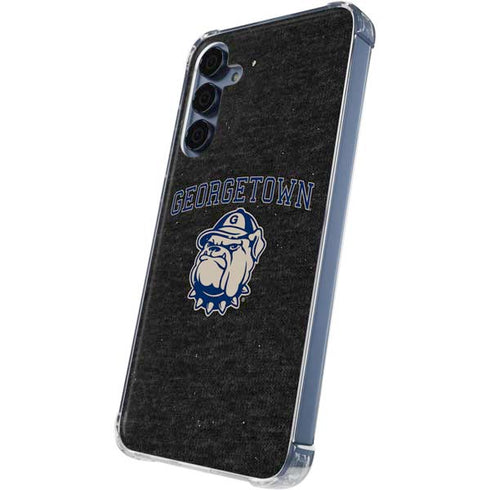 Georgetown University Hoyas Bulldog Galaxy A35 5G Clear Case