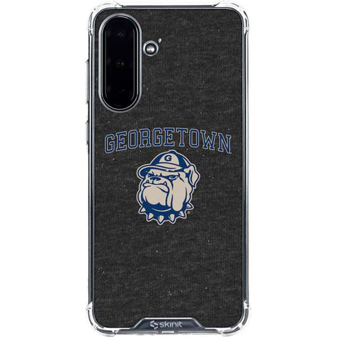 Georgetown University Hoyas Bulldog Galaxy A36 5G Clear Case