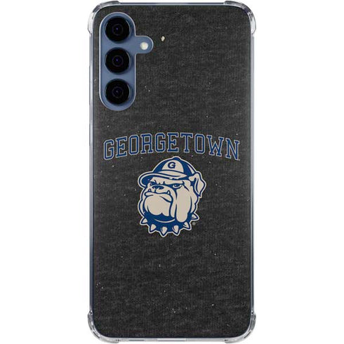 Georgetown University Hoyas Bulldog Galaxy A55 5G Clear Case
