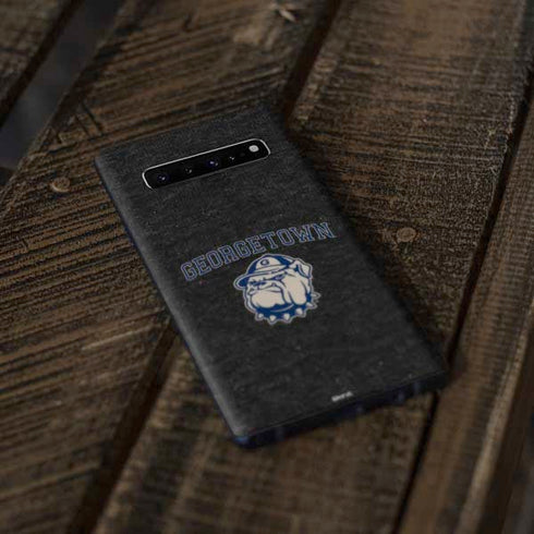 Georgetown University Hoyas Bulldog Galaxy S10 Skin