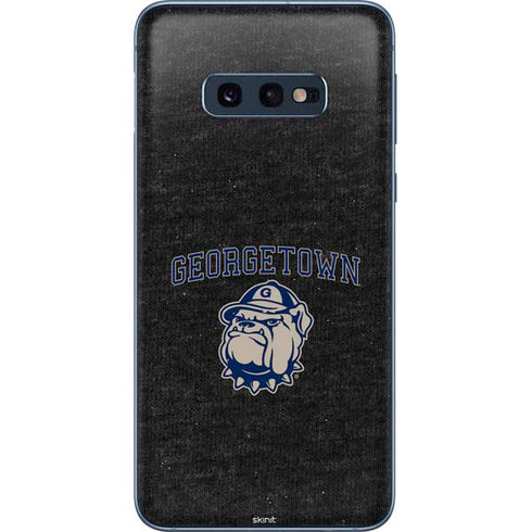 Georgetown University Hoyas Bulldog Galaxy S10e Skin
