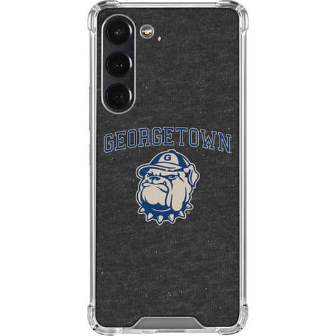 Georgetown University Hoyas Bulldog Galaxy S24 FE Clear Case