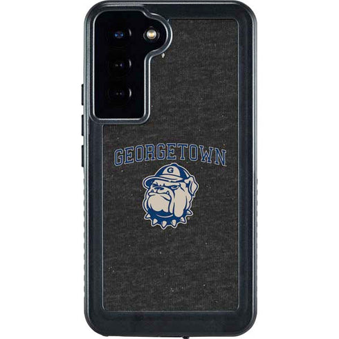 Georgetown University Hoyas Bulldog Galaxy S24 Plus Waterproof Case