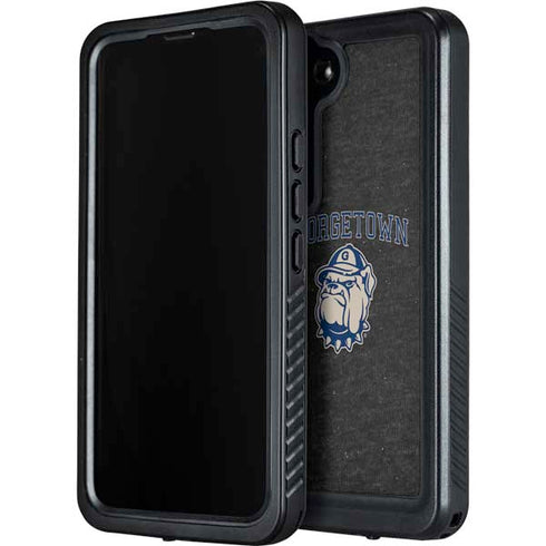 Georgetown University Hoyas Bulldog Galaxy S24 Plus Waterproof Case