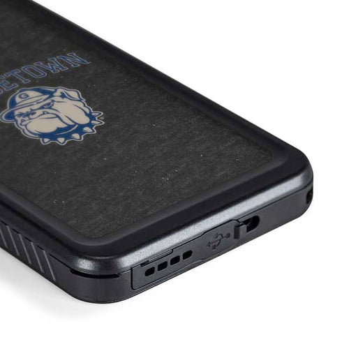 Georgetown University Hoyas Bulldog Galaxy S24 Plus Waterproof Case