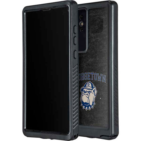 Georgetown University Hoyas Bulldog Galaxy S24 Ultra Waterproof Case