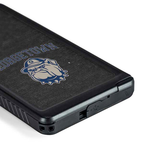 Georgetown University Hoyas Bulldog Galaxy S24 Ultra Waterproof Case