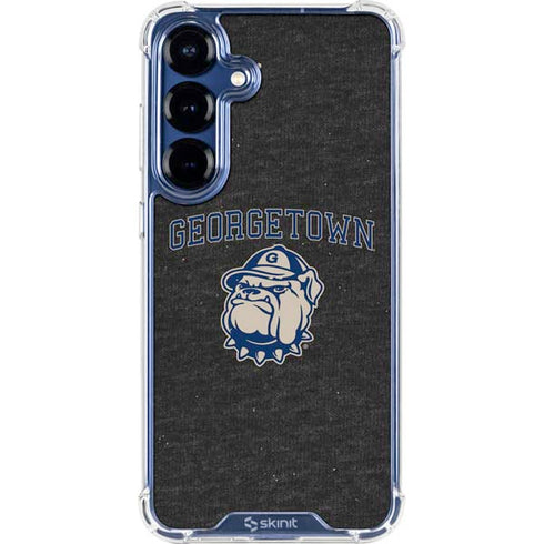 Georgetown University Hoyas Bulldog Galaxy S25 Plus Clear Case