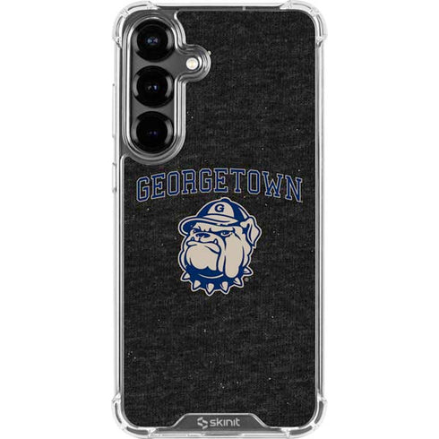Georgetown University Hoyas Bulldog Galaxy S26 Plus Clear Case