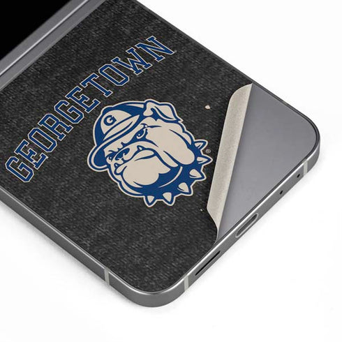 Georgetown University Hoyas Bulldog Galaxy Z Flip6 Skin