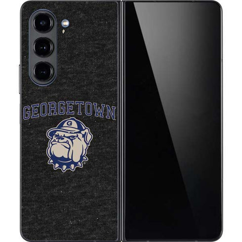 Georgetown University Hoyas Bulldog Galaxy Z Fold5 5G Skin