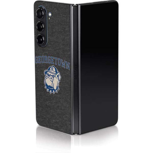 Georgetown University Hoyas Bulldog Galaxy Z Fold5 5G Skin