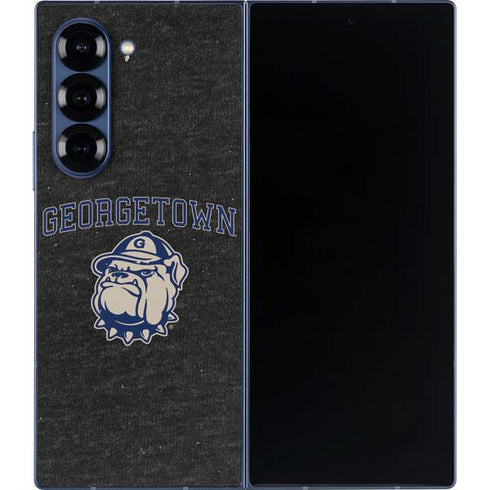 Georgetown University Hoyas Bulldog Galaxy Z Fold6 Skin
