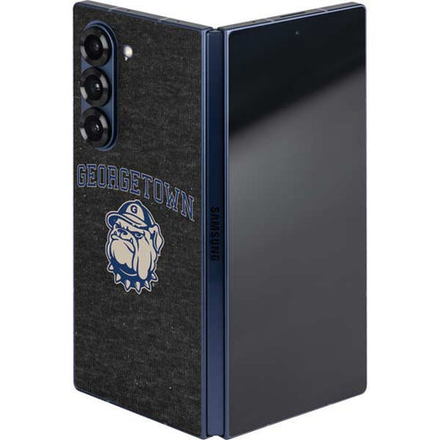 Georgetown University Hoyas Bulldog Galaxy Z Fold6 Skin