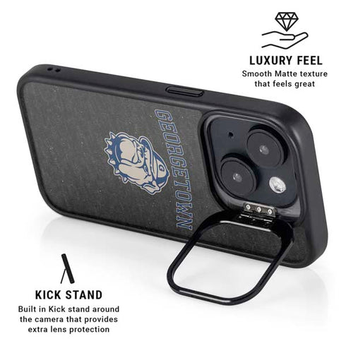 Georgetown University Hoyas Bulldog iPhone 14 Kickstand Case