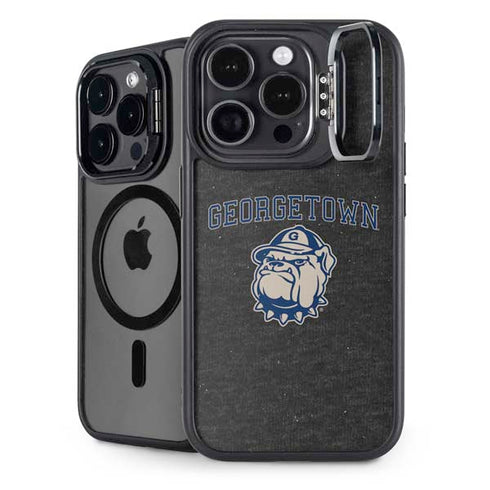 Georgetown University Hoyas Bulldog iPhone 14 Pro Max Kickstand Case