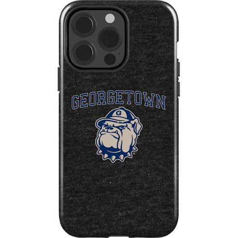 Georgetown University Hoyas Bulldog iPhone 15 Pro Impact Case