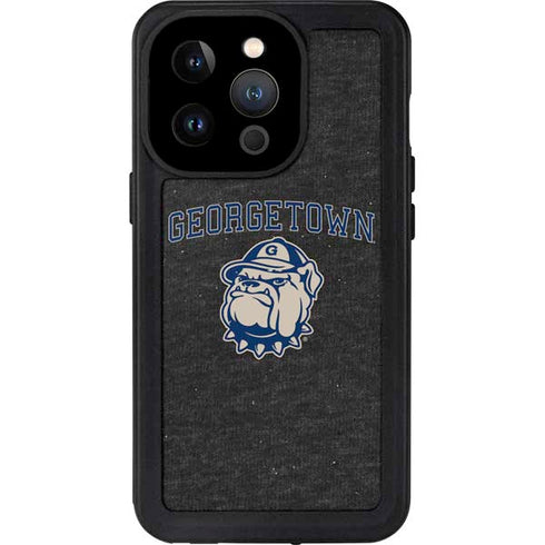 Georgetown University Hoyas Bulldog iPhone 15 Pro Waterproof Case