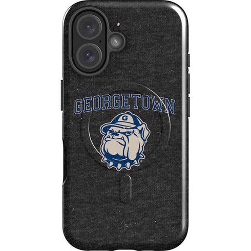 Georgetown University Hoyas Bulldog iPhone 16 Magsafe Impact Case