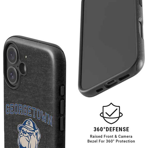 Georgetown University Hoyas Bulldog iPhone 16 Magsafe Impact Case