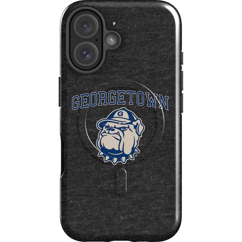 Georgetown University Hoyas Bulldog iPhone 16 Plus Magsafe Impact Case