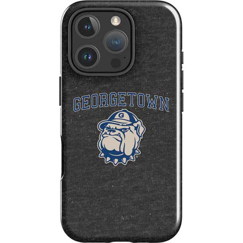 Georgetown University Hoyas Bulldog iPhone 16 Pro Impact Case