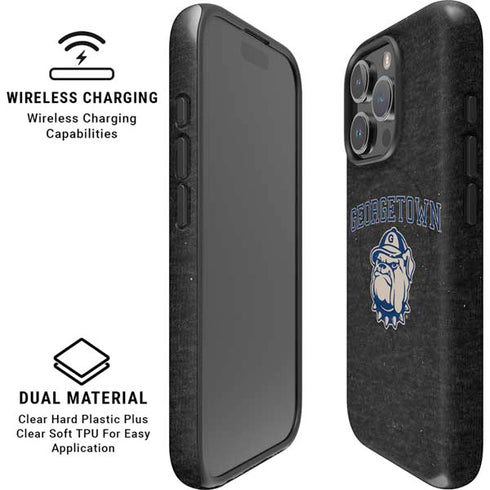 Georgetown University Hoyas Bulldog iPhone 16 Pro Magsafe Impact Case