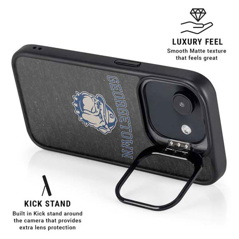 Georgetown University Hoyas Bulldog iPhone 16e Kickstand Case