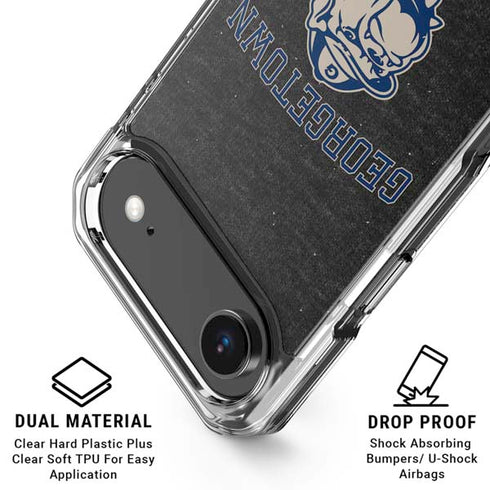 Georgetown University Hoyas Bulldog iPhone 17 Air Clear Case