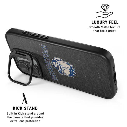 Georgetown University Hoyas Bulldog iPhone 17 Kickstand Case