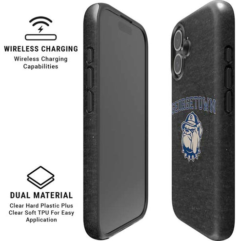 Georgetown University Hoyas Bulldog iPhone 17 Magsafe Impact Case