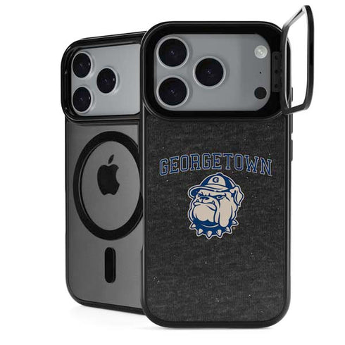 Georgetown University Hoyas Bulldog iPhone 17 Pro Kickstand Case