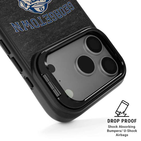 Georgetown University Hoyas Bulldog iPhone 17 Pro Kickstand Case