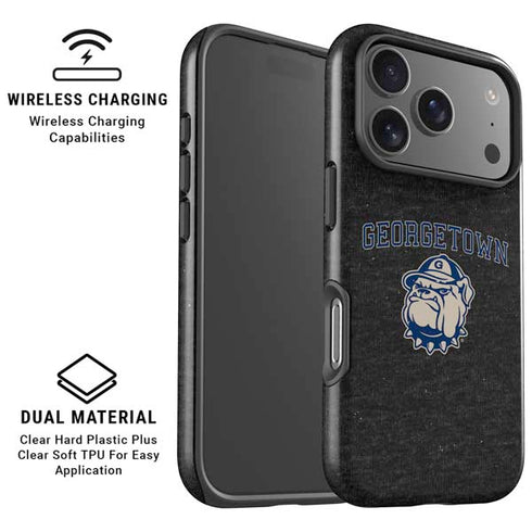 Georgetown University Hoyas Bulldog iPhone 17 Pro Max Magsafe Impact Case