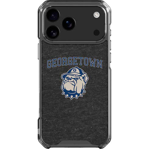 Georgetown University Hoyas Bulldog iPhone 18 Pro Max Clear Case