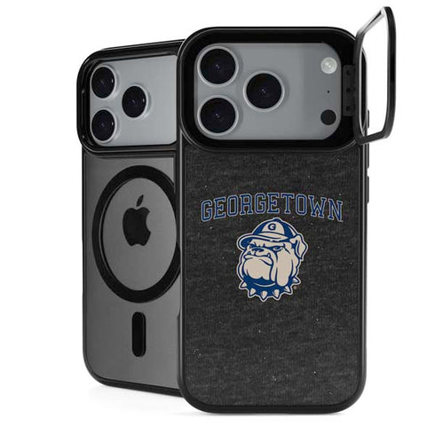 Georgetown University Hoyas Bulldog iPhone 18 Pro Max Kickstand Case