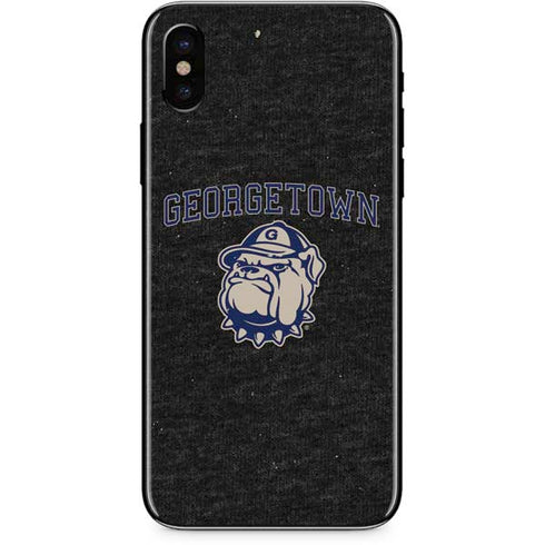 Georgetown University Hoyas Bulldog iPhone XS Skin