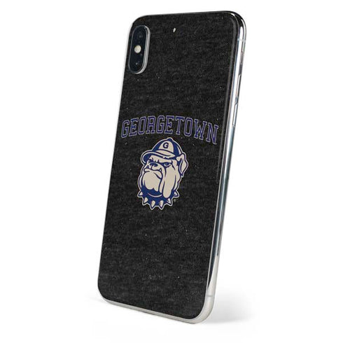 Georgetown University Hoyas Bulldog iPhone XS Skin