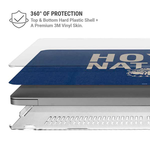 Georgetown University Hoyas Bulldog MacBook Pro 14in (2021-24) Case plus Skin