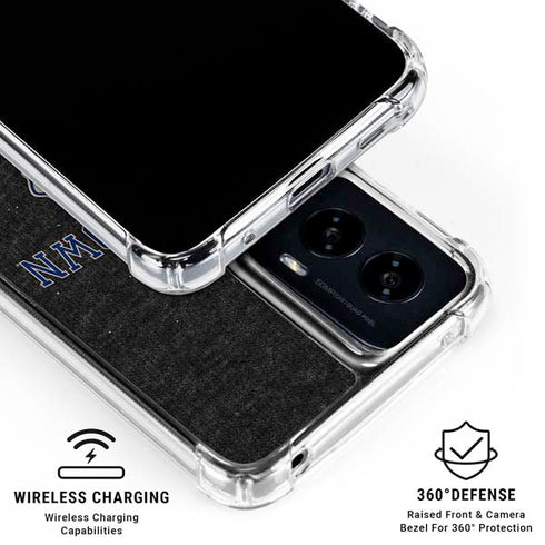 Georgetown University Hoyas Bulldog Moto G Power 5G (2024) Clear Case