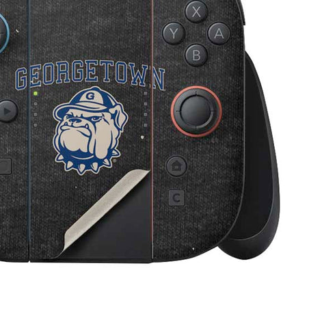 Georgetown University Hoyas Bulldog Nintendo Switch 2 (2025) Joy-Con Controller Skin