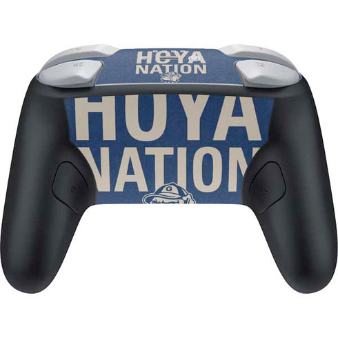 Georgetown University Hoyas Bulldog Nintendo Switch 2 (2025) Pro Controller Skin