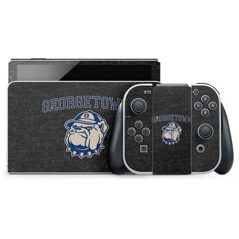 Georgetown University Hoyas Bulldog Nintendo Skins