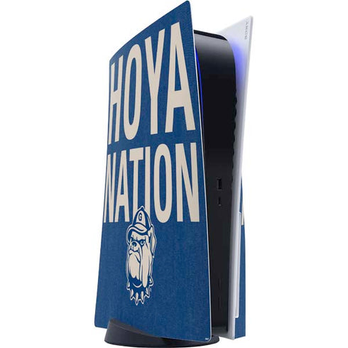 Georgetown University Hoyas Bulldog PlayStation PS5 Skins