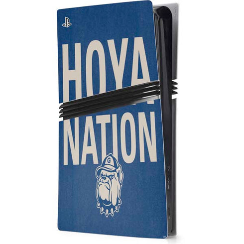 Georgetown University Hoyas Bulldog PlayStation PS5 Skins