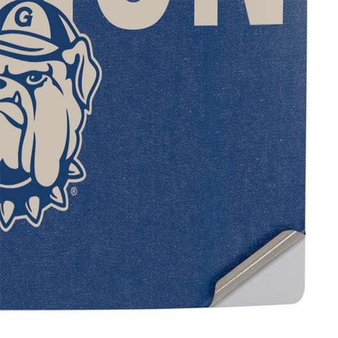Georgetown University Hoyas Bulldog PS5 Pro Console Skin